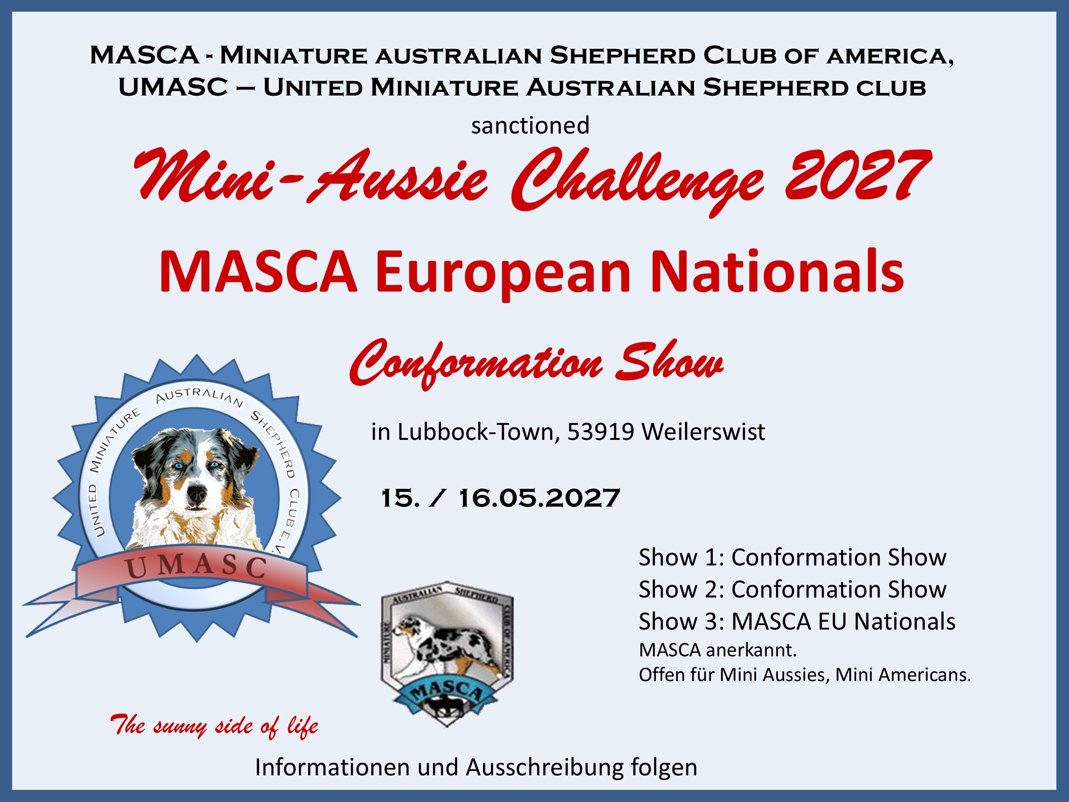 Mini Aussie Challenge 2027